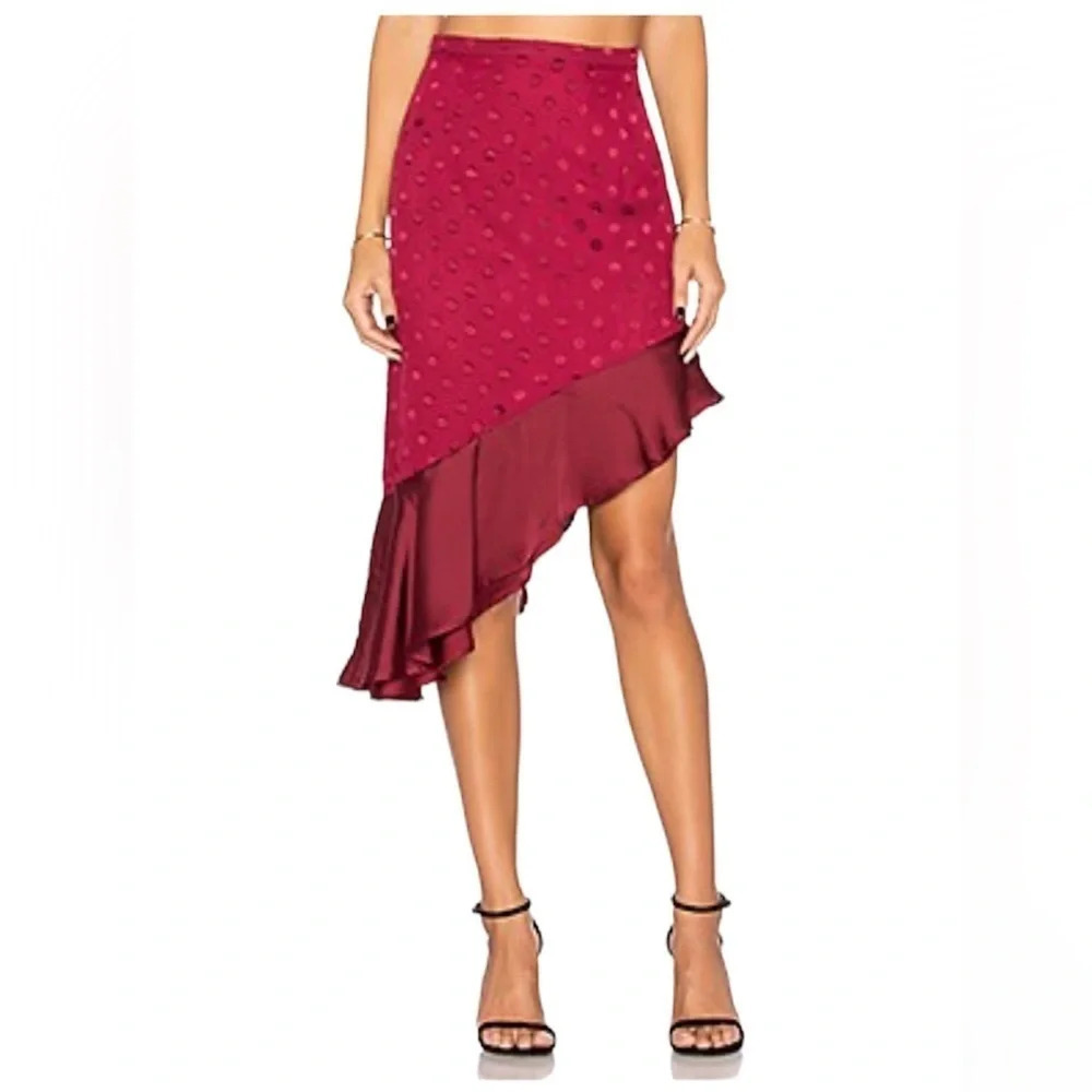 Lovers and friends Revolve Rhapsody Skirt in Raspberry Sz XS